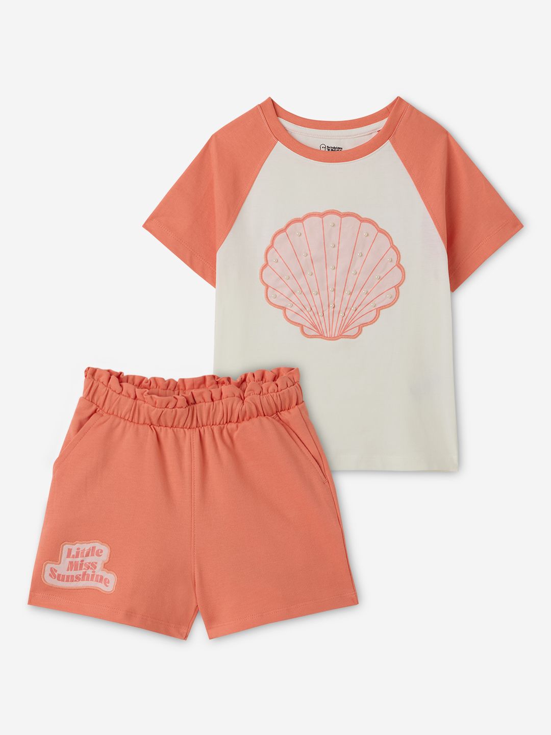 Little Co-ord: Miss Sunshine Set Girls Cotton Co-ord Sets Online